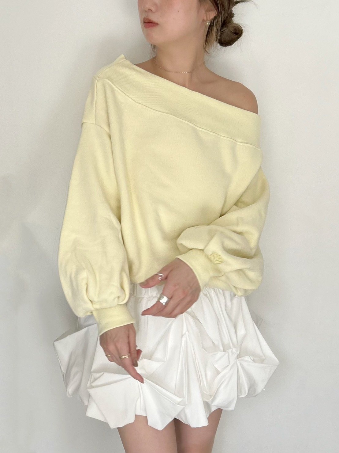 [預購] 折扣SNIDEL 花瓣澎澎造型短褲裙