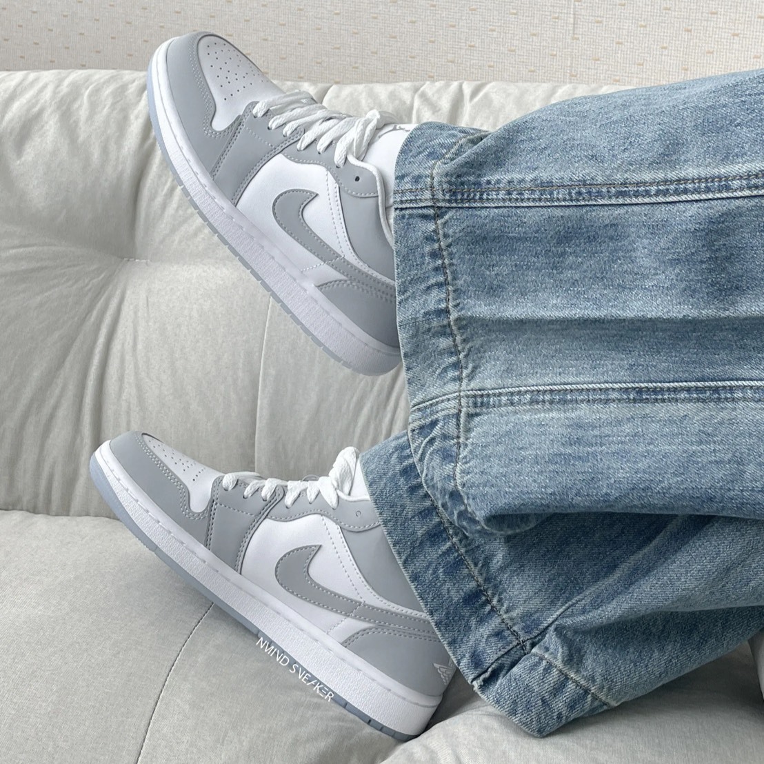 <快速出貨> Air Jordan 1 low 灰白 小Dior (DC0774105)