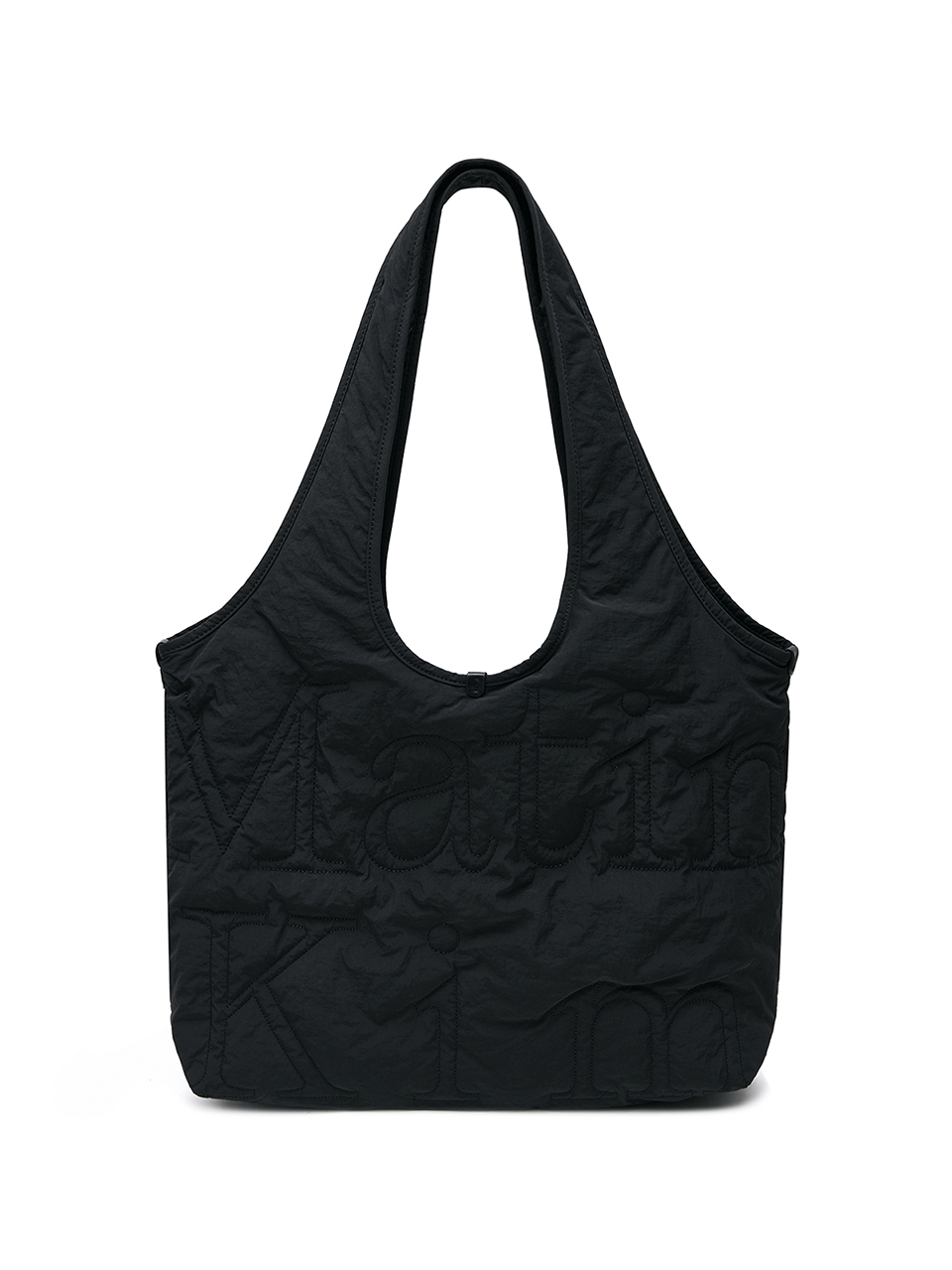 MATIN LOGO絎縫托特包 黑色