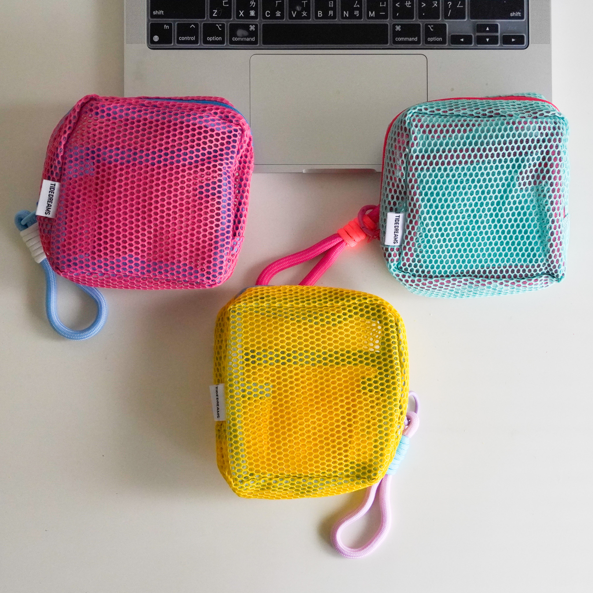 多巴胺豆腐網格收納包 三色組