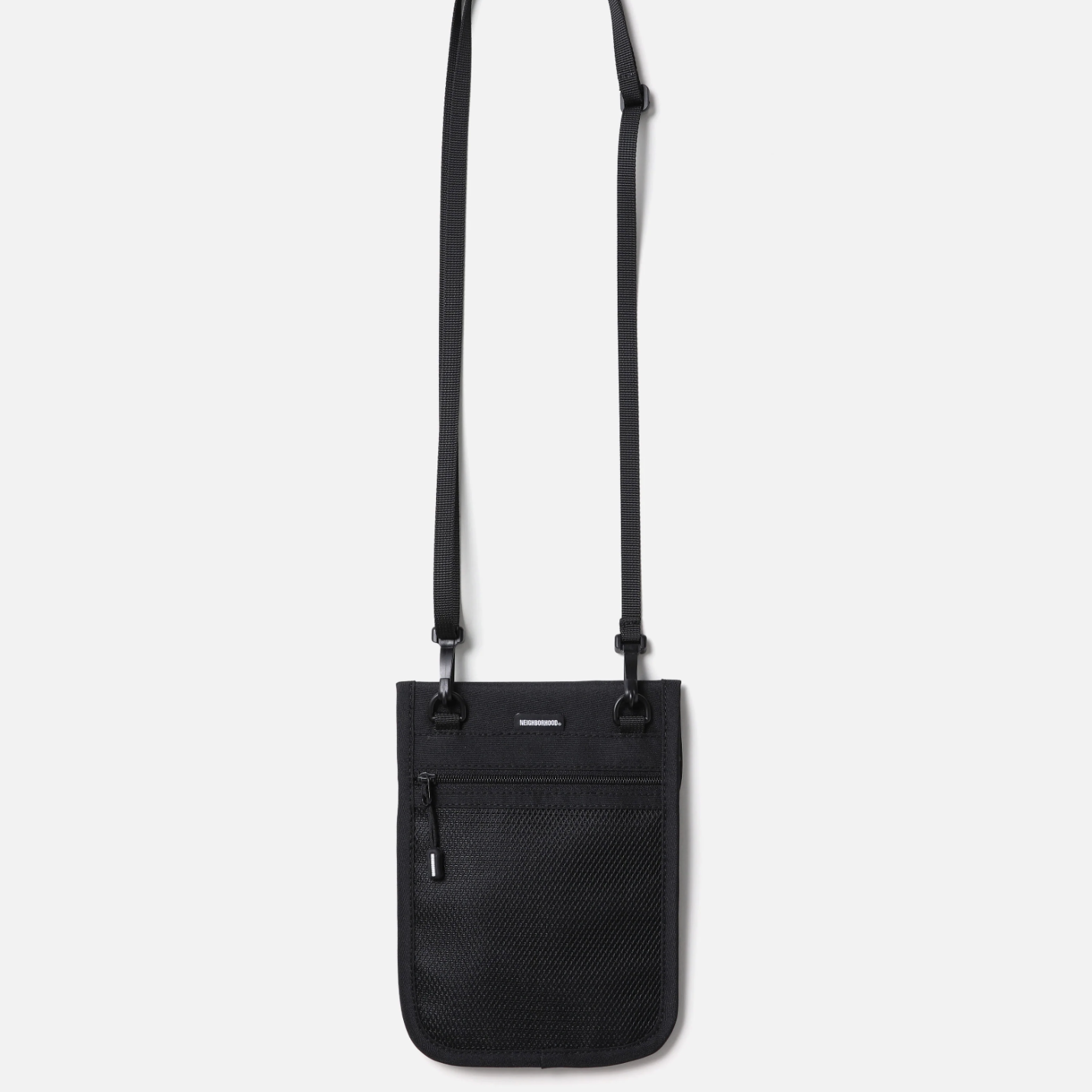 -(B3b01)-NEIGHBORHOOD PASSPORT CASE 護照包 肩揹 收納袋 黑色-252FJNH-AC04
