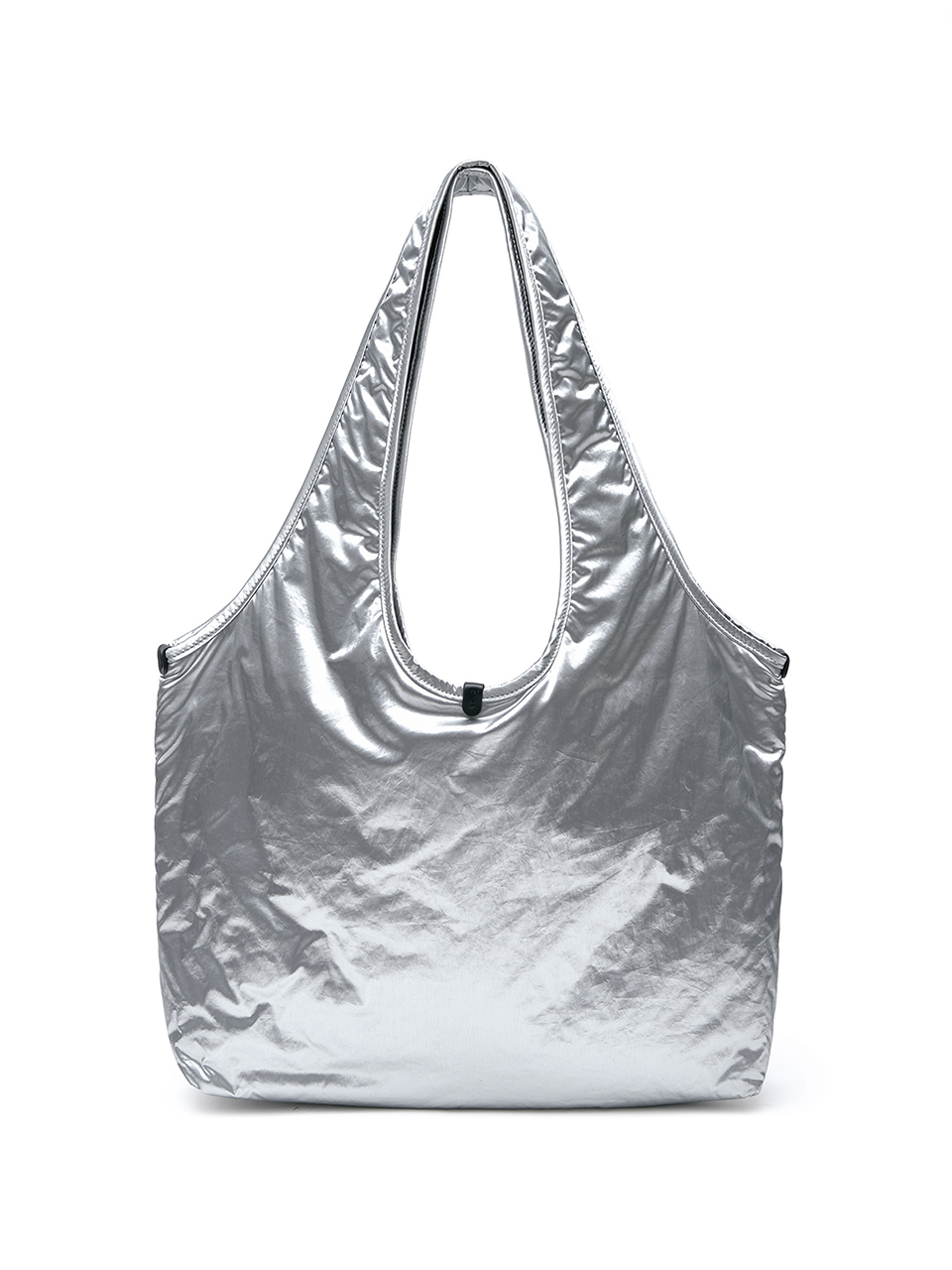 MATIN LOGO絎縫托特包 銀色