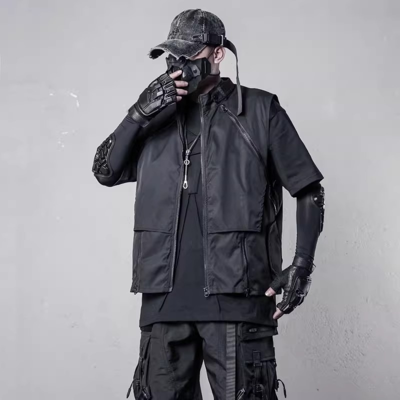 𝙏𝙀𝘾𝙃𝙒𝙀𝘼𝙍 拉鍊工裝馬甲戰術背心