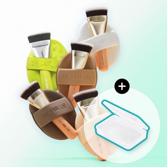 📦預購 🇰🇷THE TOOL LAB-刷具粉撲組+收納盒/粉撲兩入組（共5款）