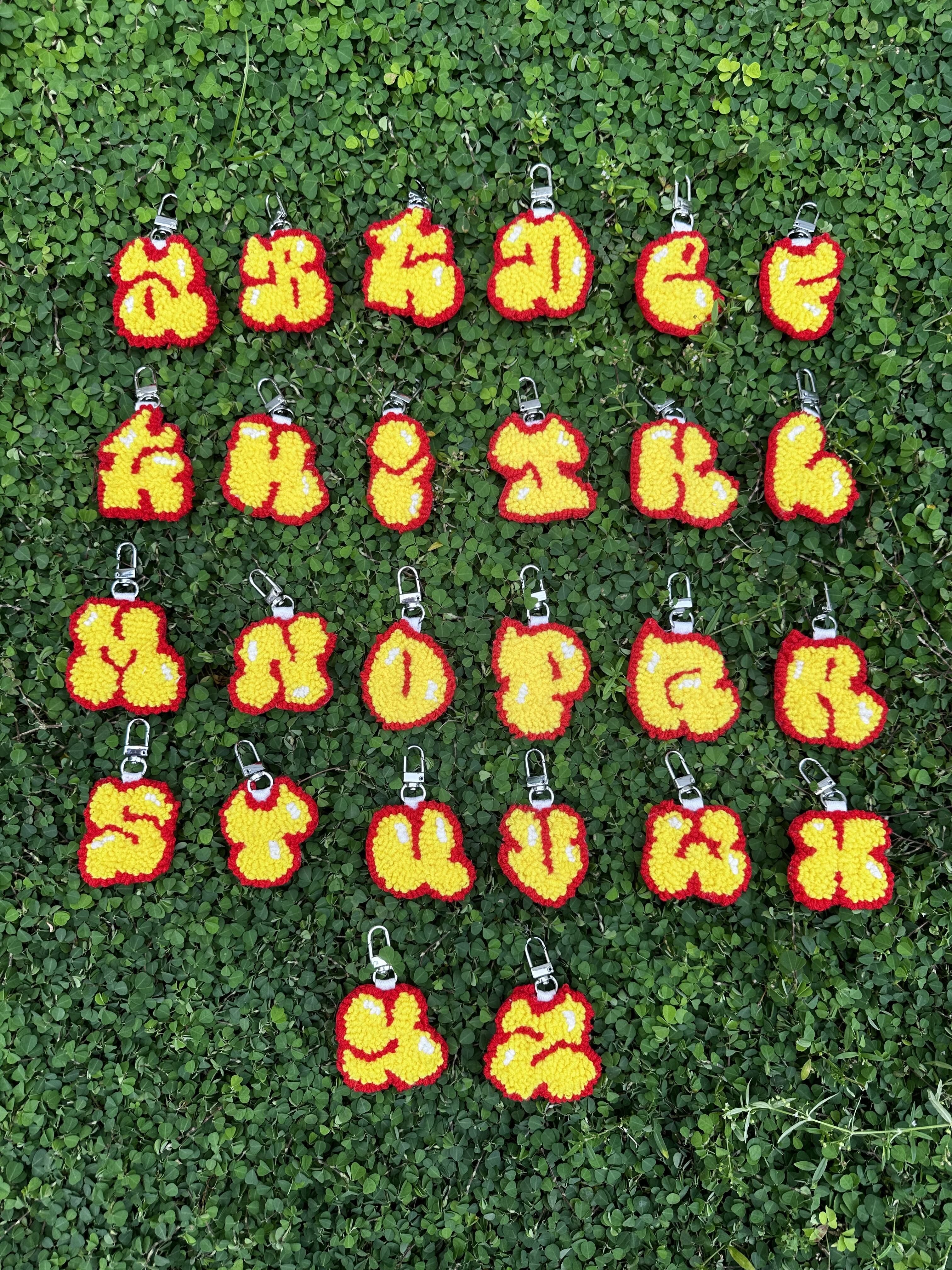 Isart x Crude - Punch Needle keychain