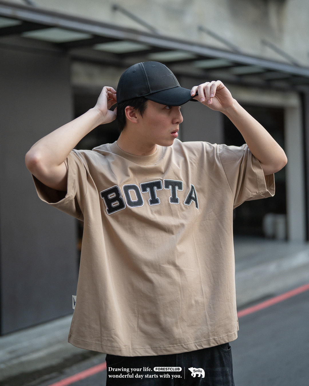 #現貨 BOTTA Sorona 涼感 速乾 寬鬆落肩 貼布刺繡LOGO 五色 22319