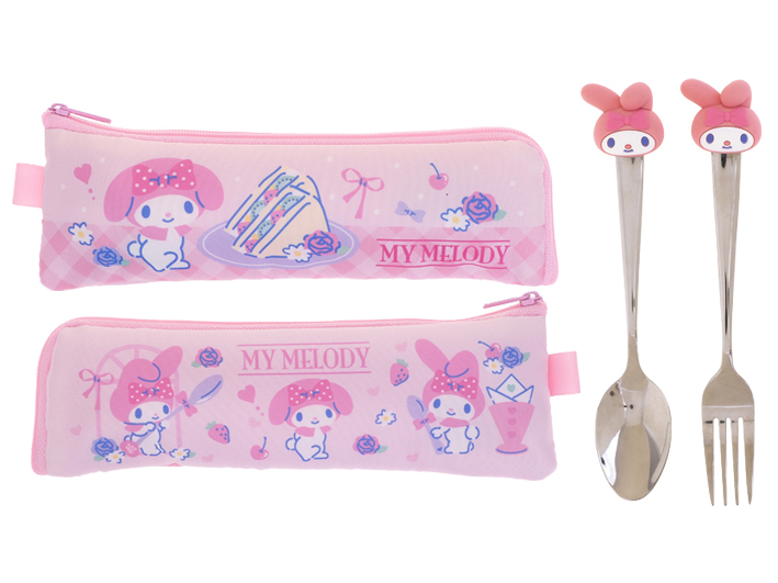 My Melody 餐具連收納袋 9-7807-6