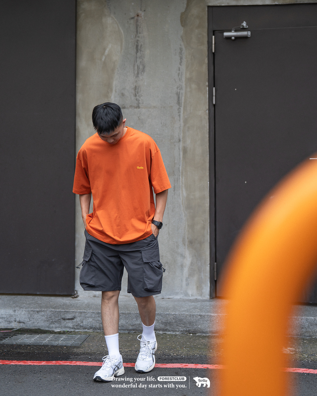 #現貨 BOTTA Sorona 涼感 速乾 寬鬆落肩 標語短踢 五色 22320