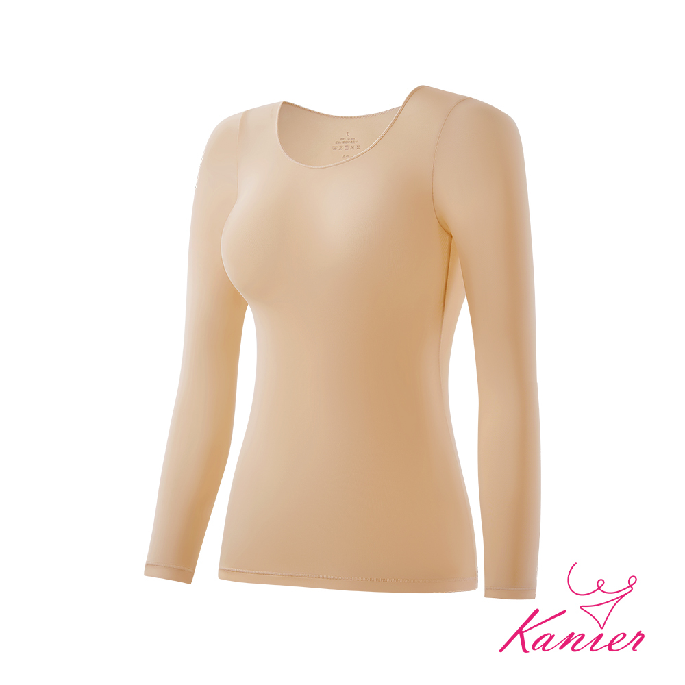 【Kanier卡妮兒】超膜！輕巧鎖溫美膚衣【9301膚色 L / XL】