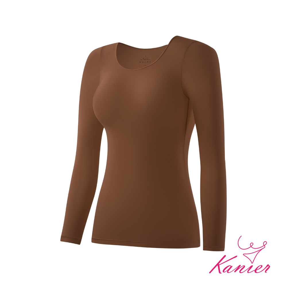 【Kanier卡妮兒】超膜！輕巧鎖溫美膚衣【9301咖啡 L / XL】