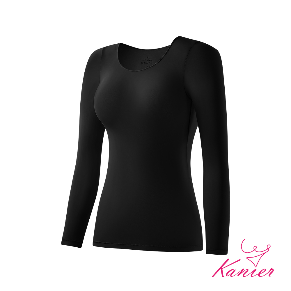 【Kanier卡妮兒】超膜！輕巧鎖溫美膚衣【9301黑色 L / XL】