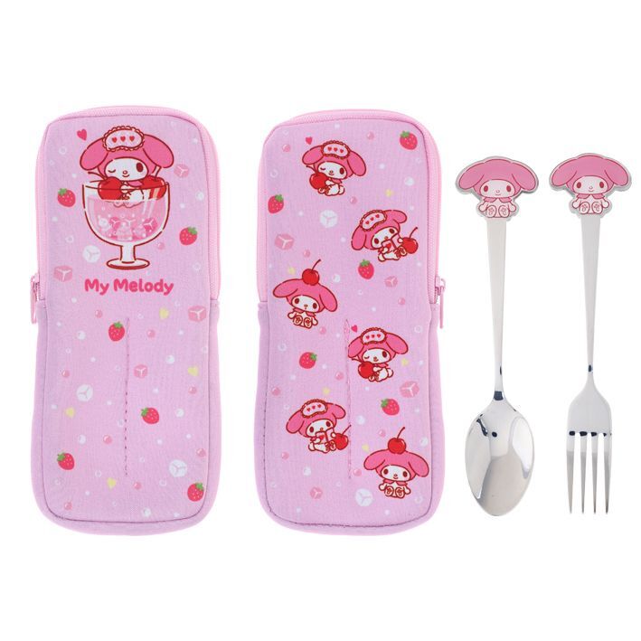 My Melody 餐具連收納袋 9-7985-1