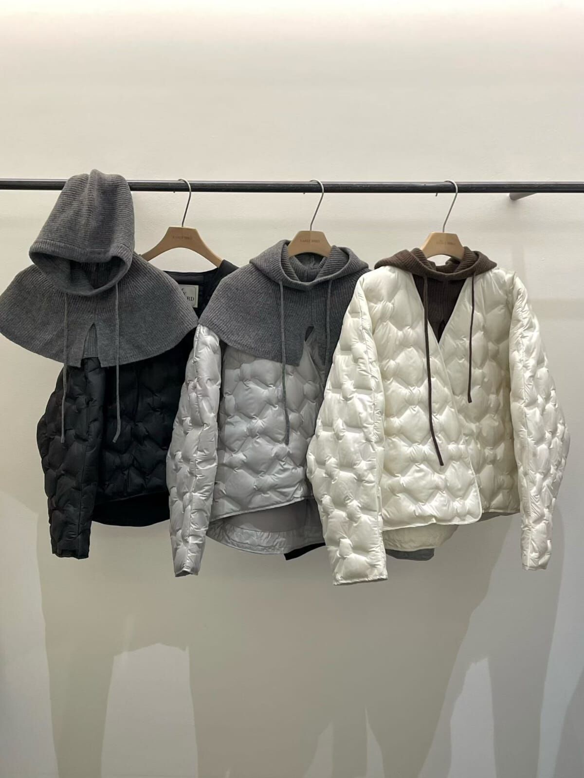 OB5103 可拆帽100%鴨絨V領外套