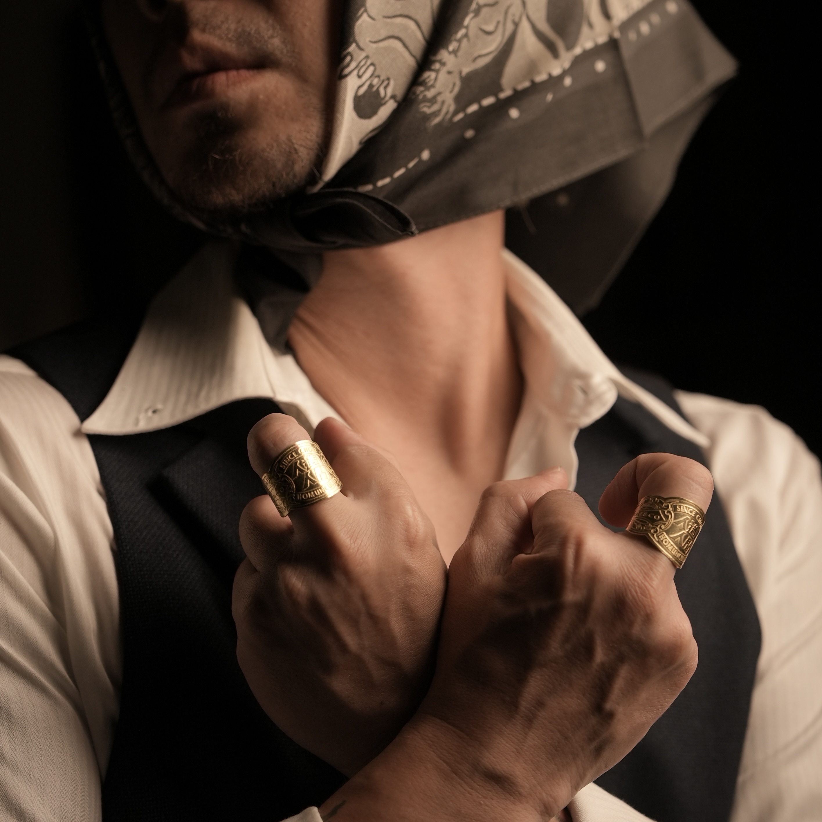 【周自從 Since Chou】人造人間 方巾扣/戒指