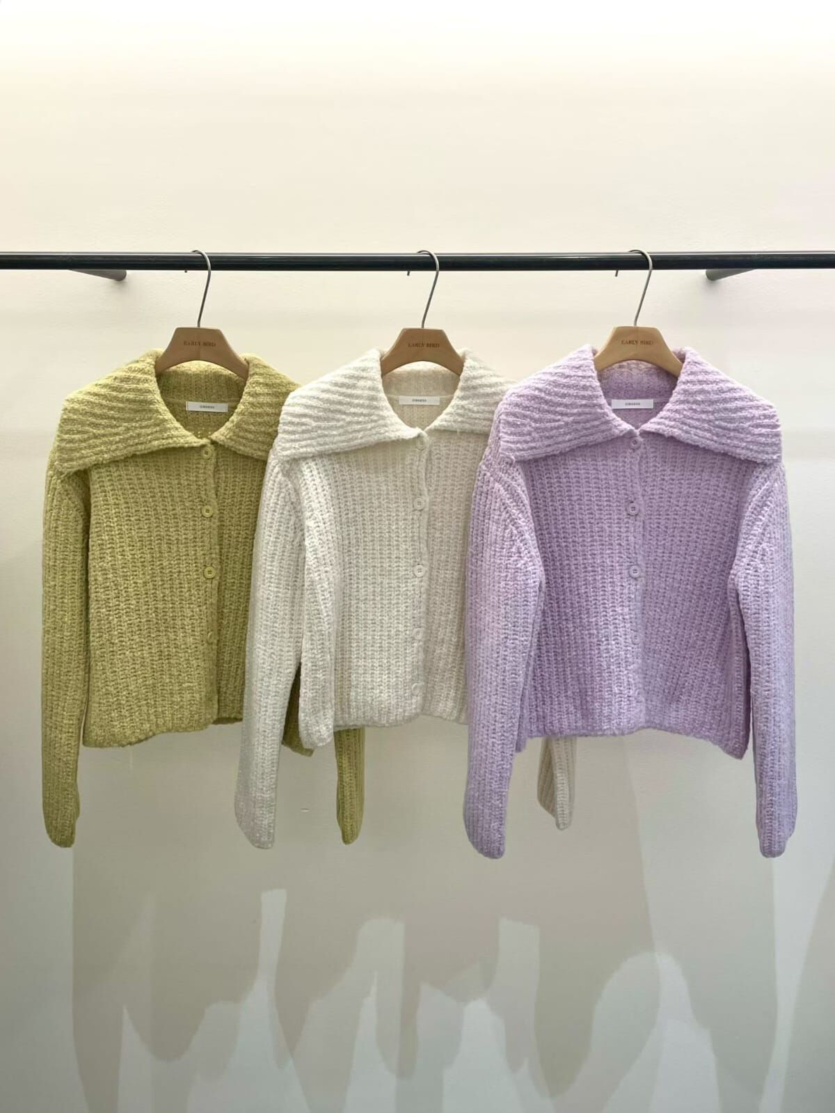 OB5104 100%羊毛水手領排扣泡泡上衣 *特價* (優惠碼同充值購物金不適用)