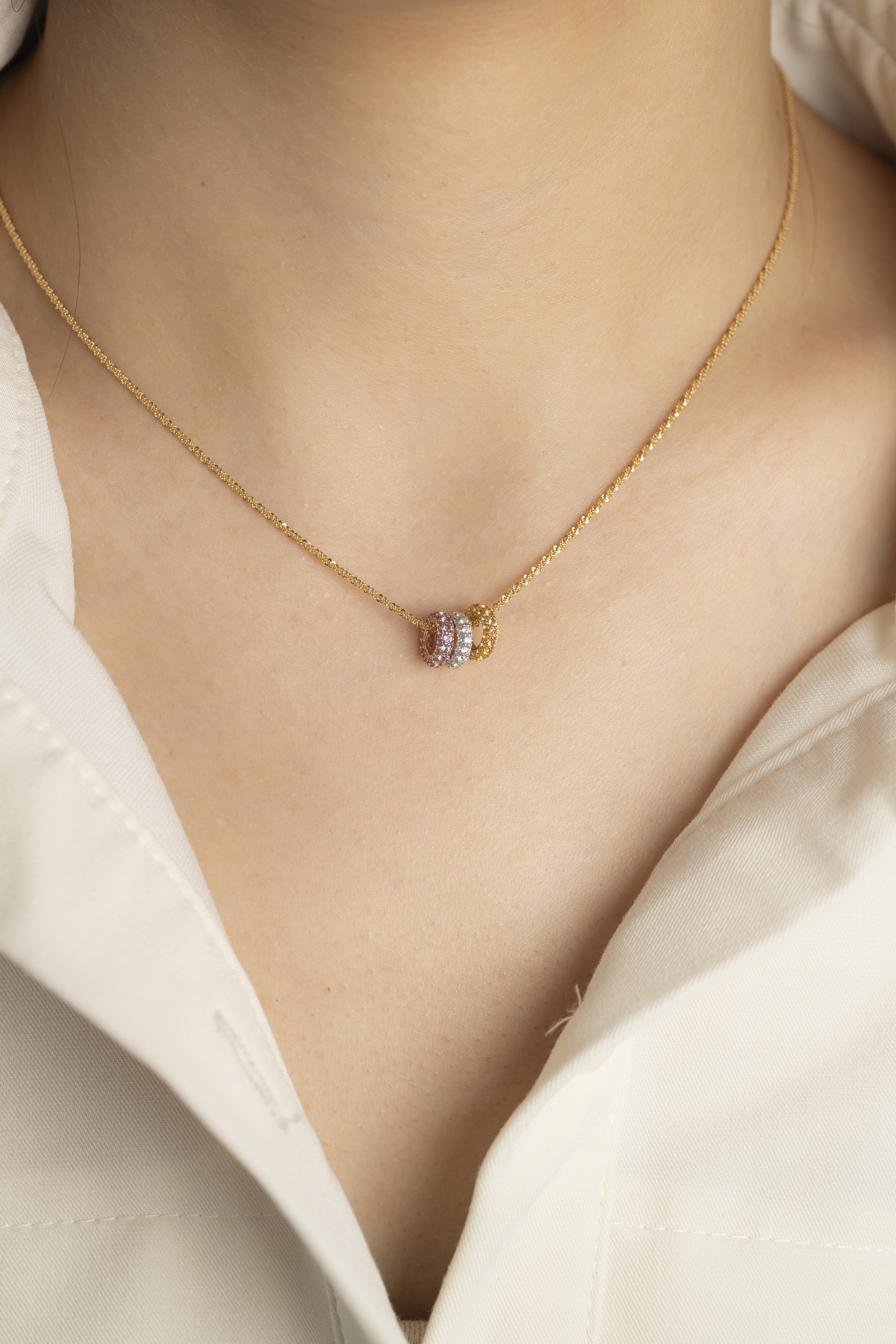 18K Mystibubble Birthstone Diamond Charm