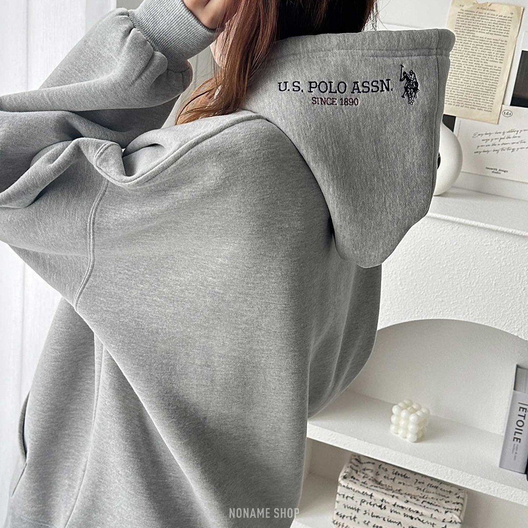 U.S.POLO ASSN. X GEERA 聯名款 連帽 帽T 三色 (女款)