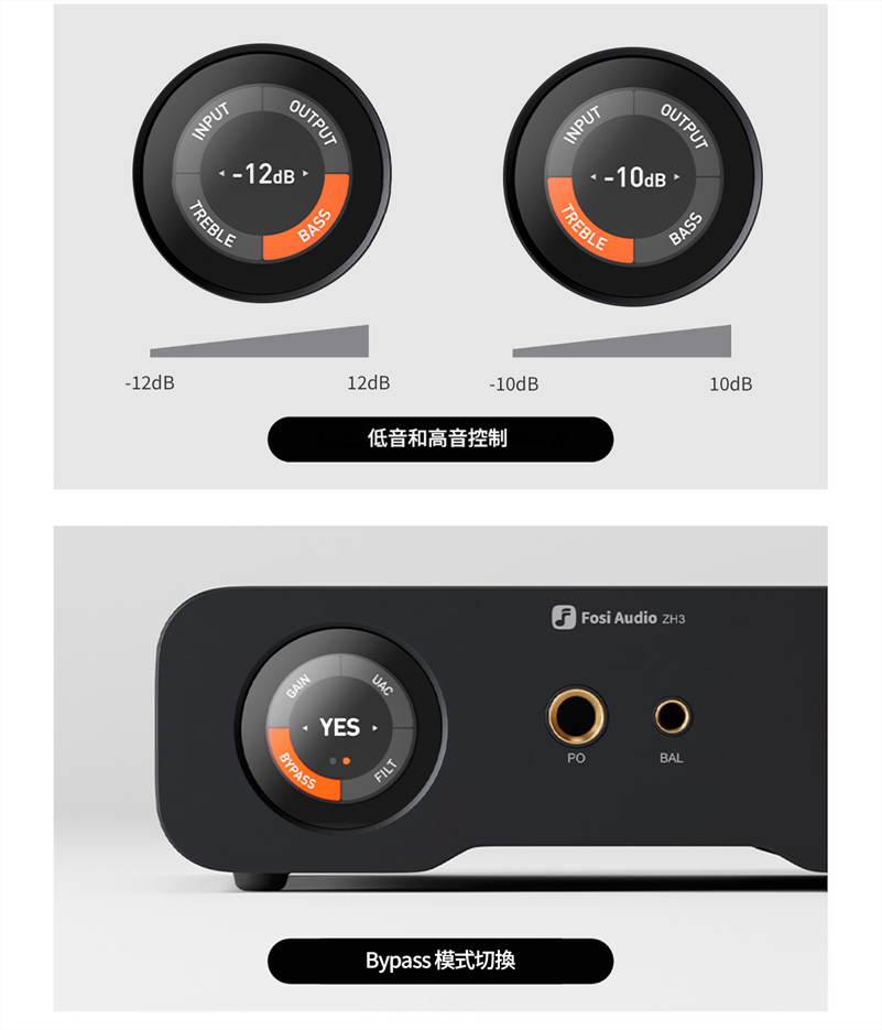 Fosi Audio ZH3 解碼耳擴一體機