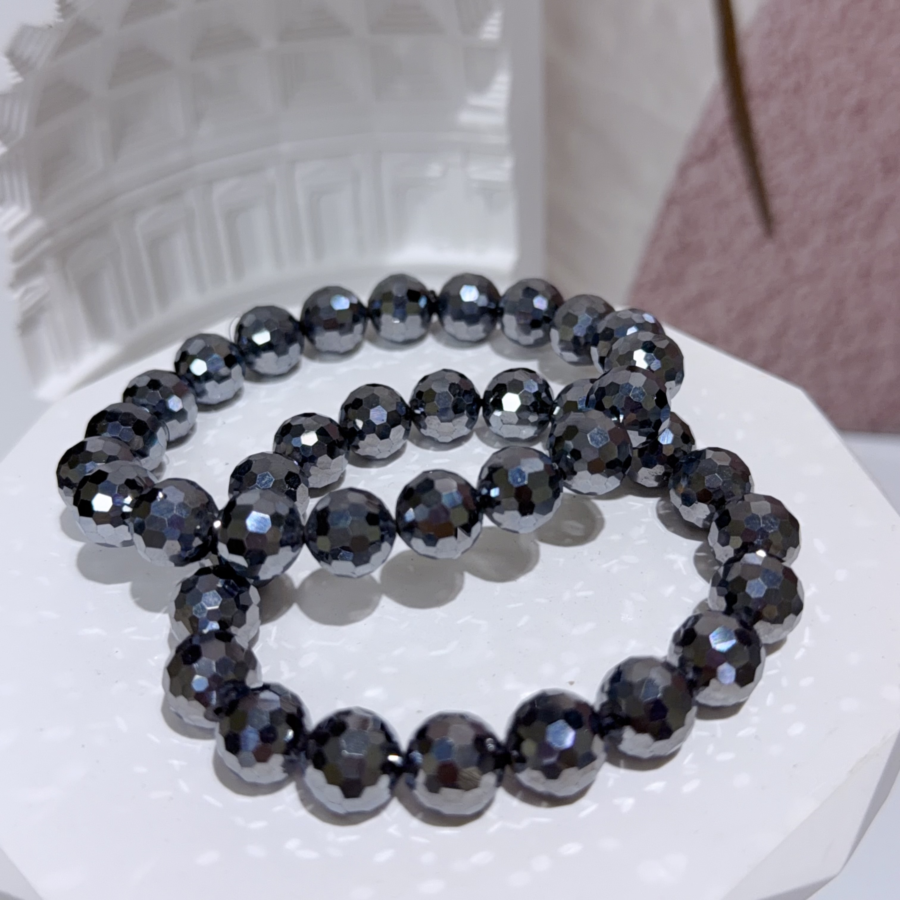 太赫茲閃鑽切手串 10mm