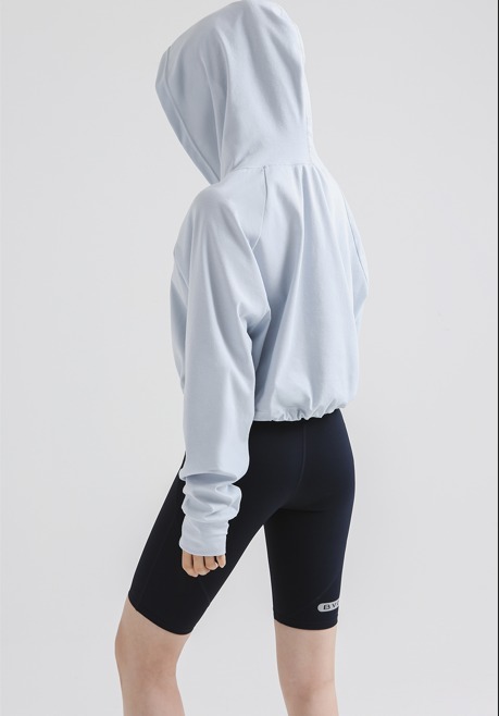 【直播】BVOIR LL1019191 連帽短身長袖上衣 (FREE SIZE) (22-2-17)