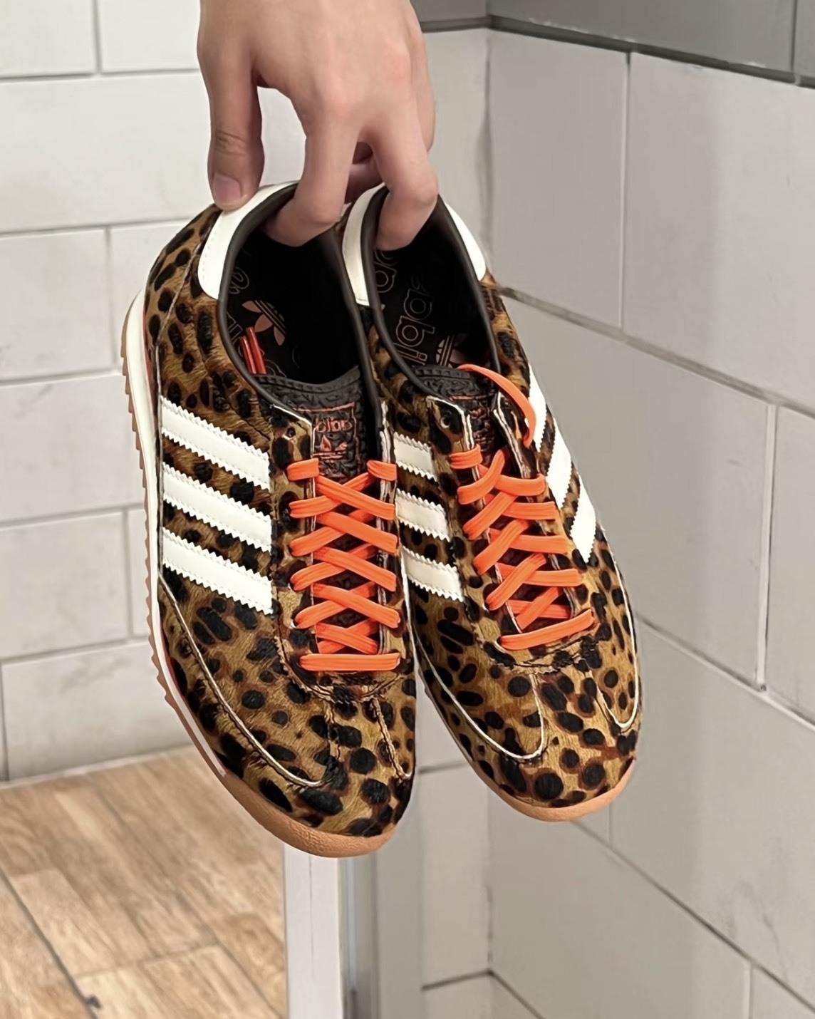 Adidas Originals SL 72 OG Leopard Print 豹紋 焦糖底