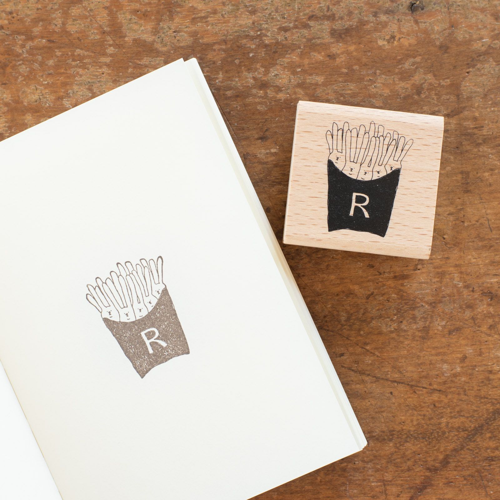 手紙社 × yuichi｜薯條兔｜木頭章/ 手紙社 / JAPAN