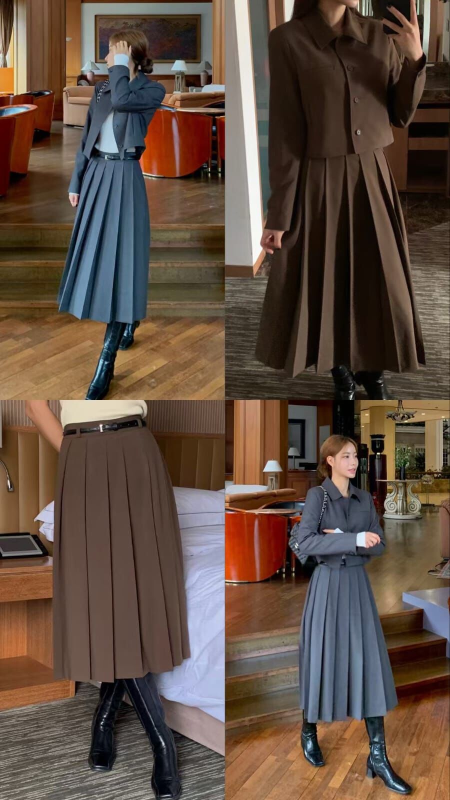 OB5118 假口袋Polo領短版西裝外套