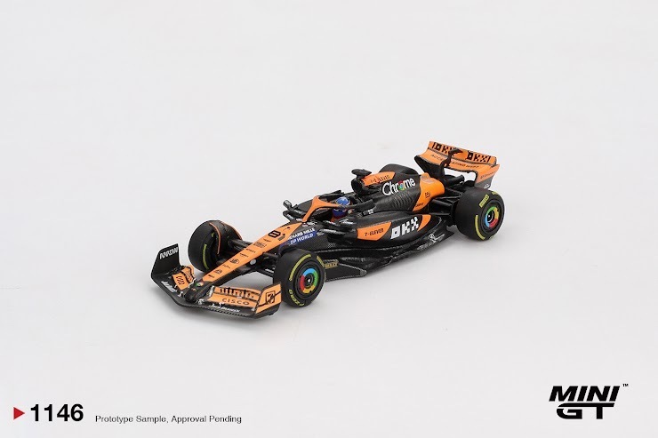 PO-$107 * MINI GT * 1:64 1146 McLaren MCL38 #81 Oscar Piastri 2024 F1 2024 Hungarian GP Winner [OD45950]