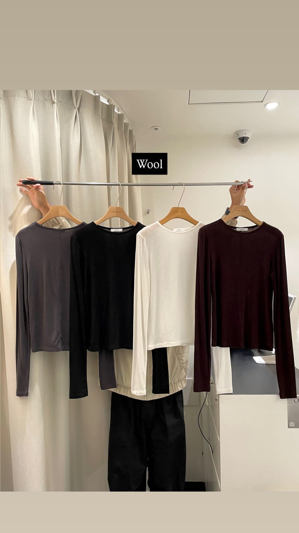 OB5123 羊毛薄打底長袖上衣 *特價* (優惠碼同充值購物金不適用)