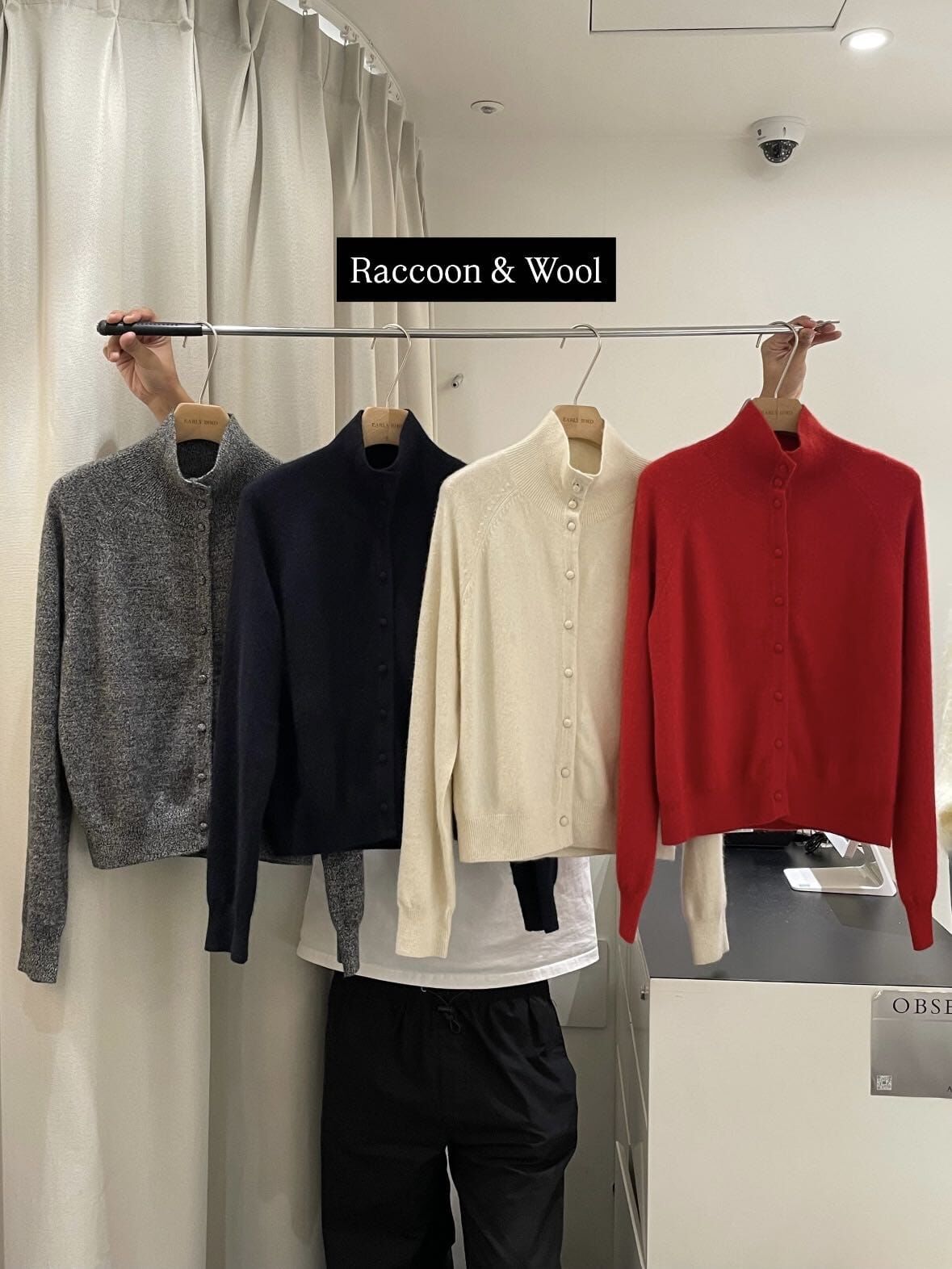 OB5126 波波紐扣羊毛小企領外套 *特價* (優惠碼同充值購物金不適用)