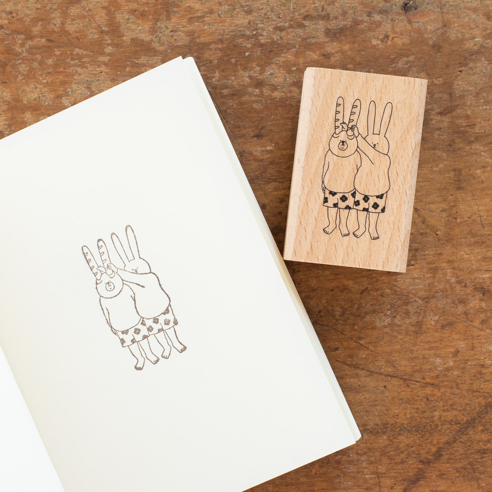 手紙社 × yuichi｜「兔子耳朵?」木頭章 / 手紙社 / JAPAN