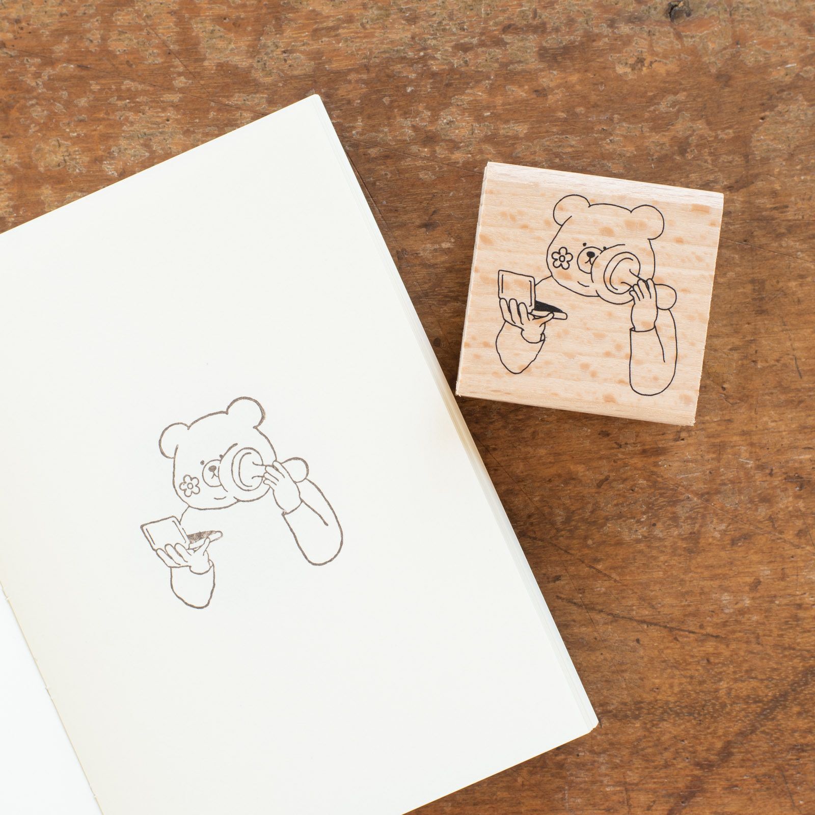 手紙社 × yuichi｜打扮熊｜木頭章 / 手紙社 / JAPAN