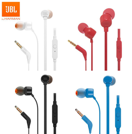 JBL 入耳式有線耳機 T110