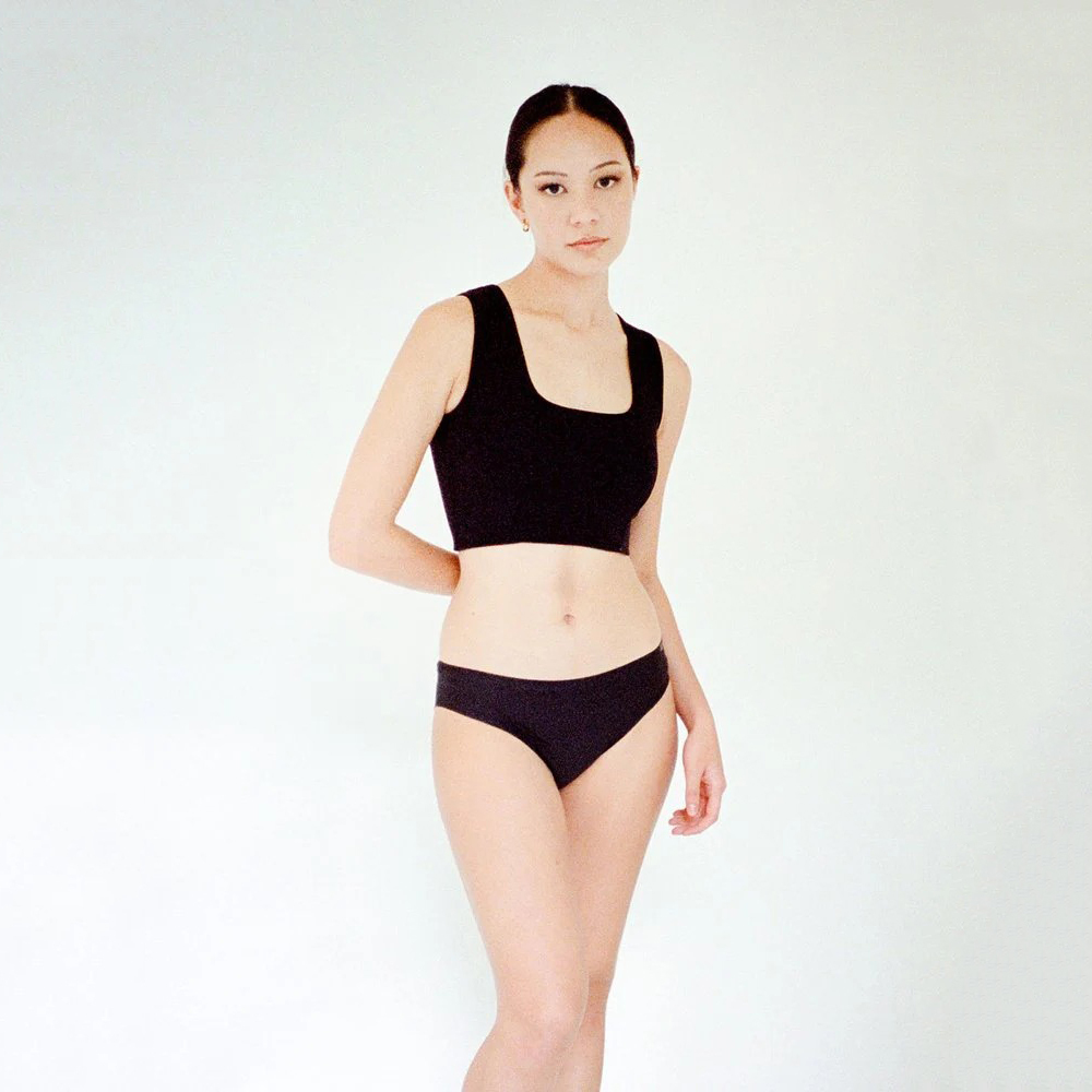 Kiri Nisha 黑色日裝月經防漏內褲 (S/M/L)