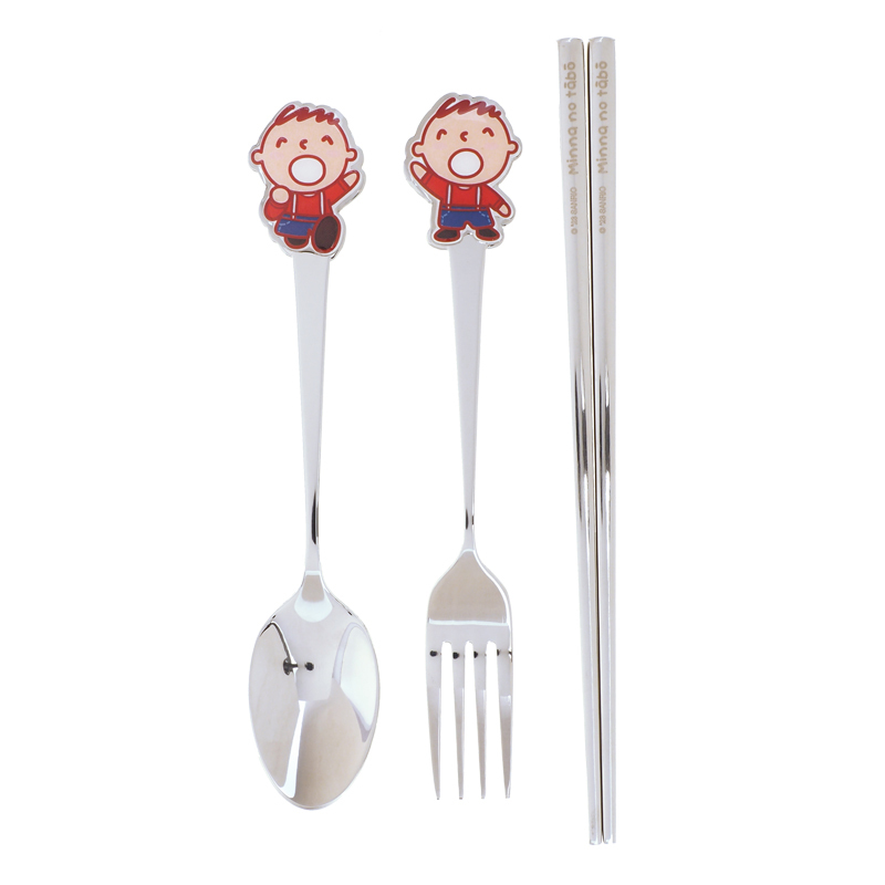 Minna No Tabo 餐具連收納袋 9-7986-1