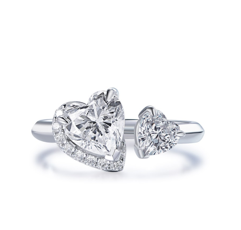 AP36 R6773 Heart with Heart Ring $380