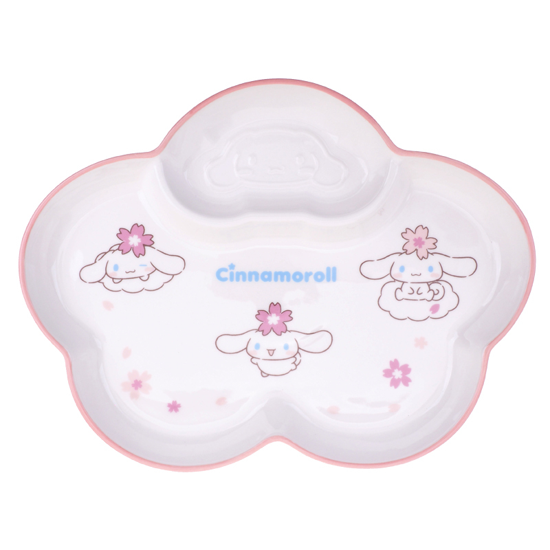 Cinnamoroll 陶瓷碟連醬料隔 9-8219-2