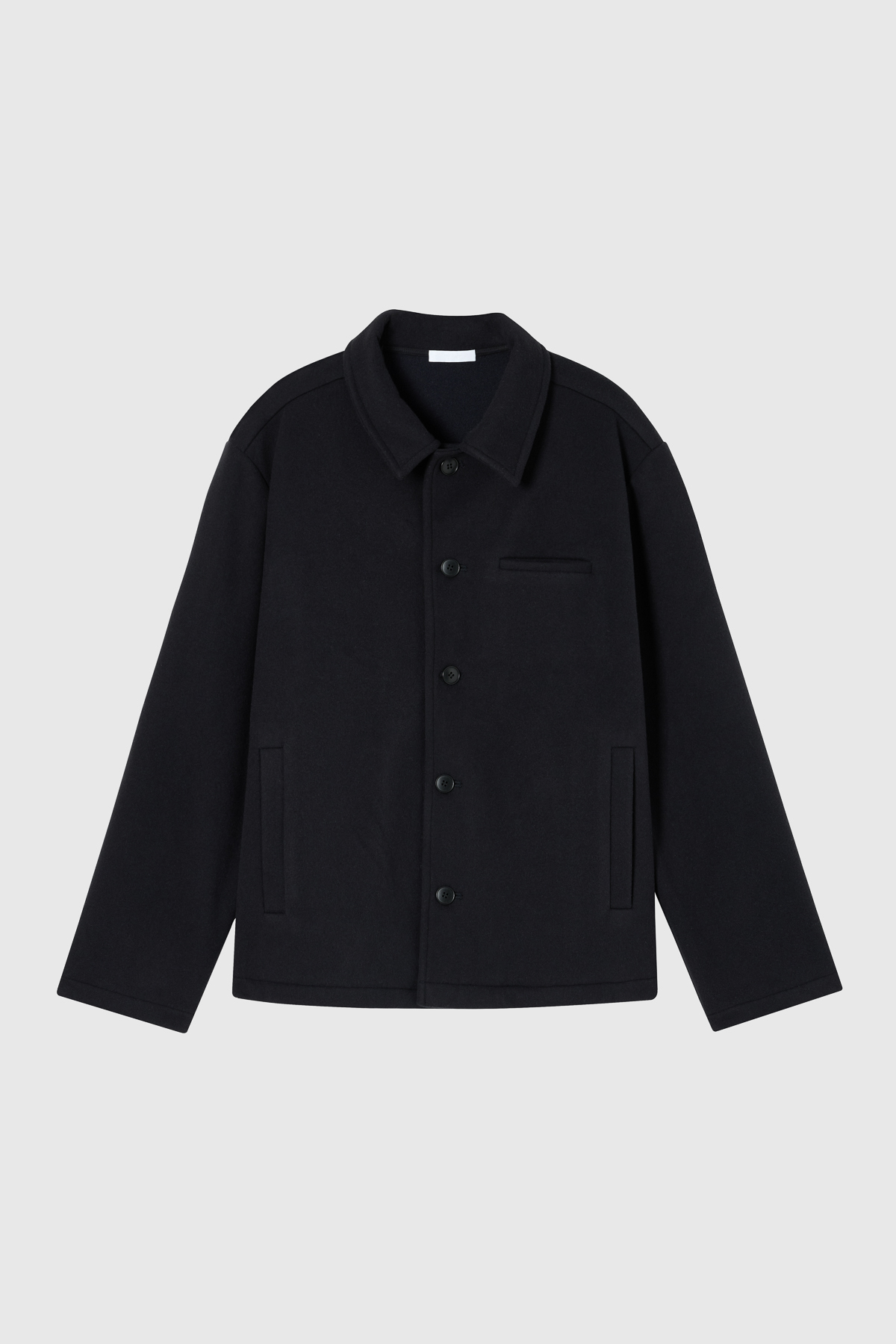 BRUSH 絨毛外套 男（黑色）