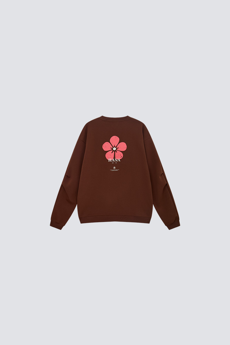 HANA Neoprene Sweater｜Brown｜Hong Kong Original Design