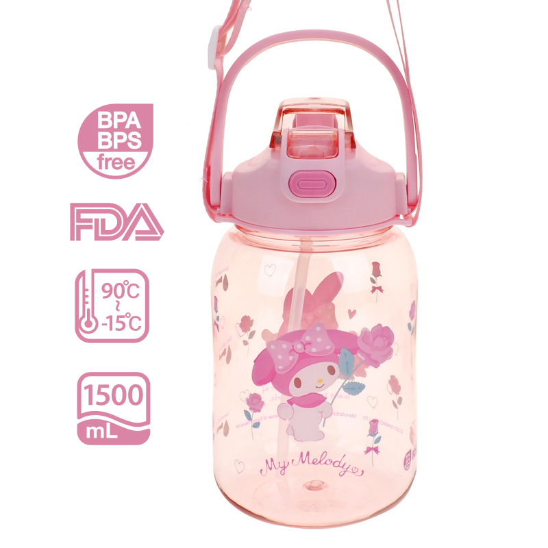 My Melody 1500ml BPA & BPS Free 超大容量兩用膠水樽 9-8228-1