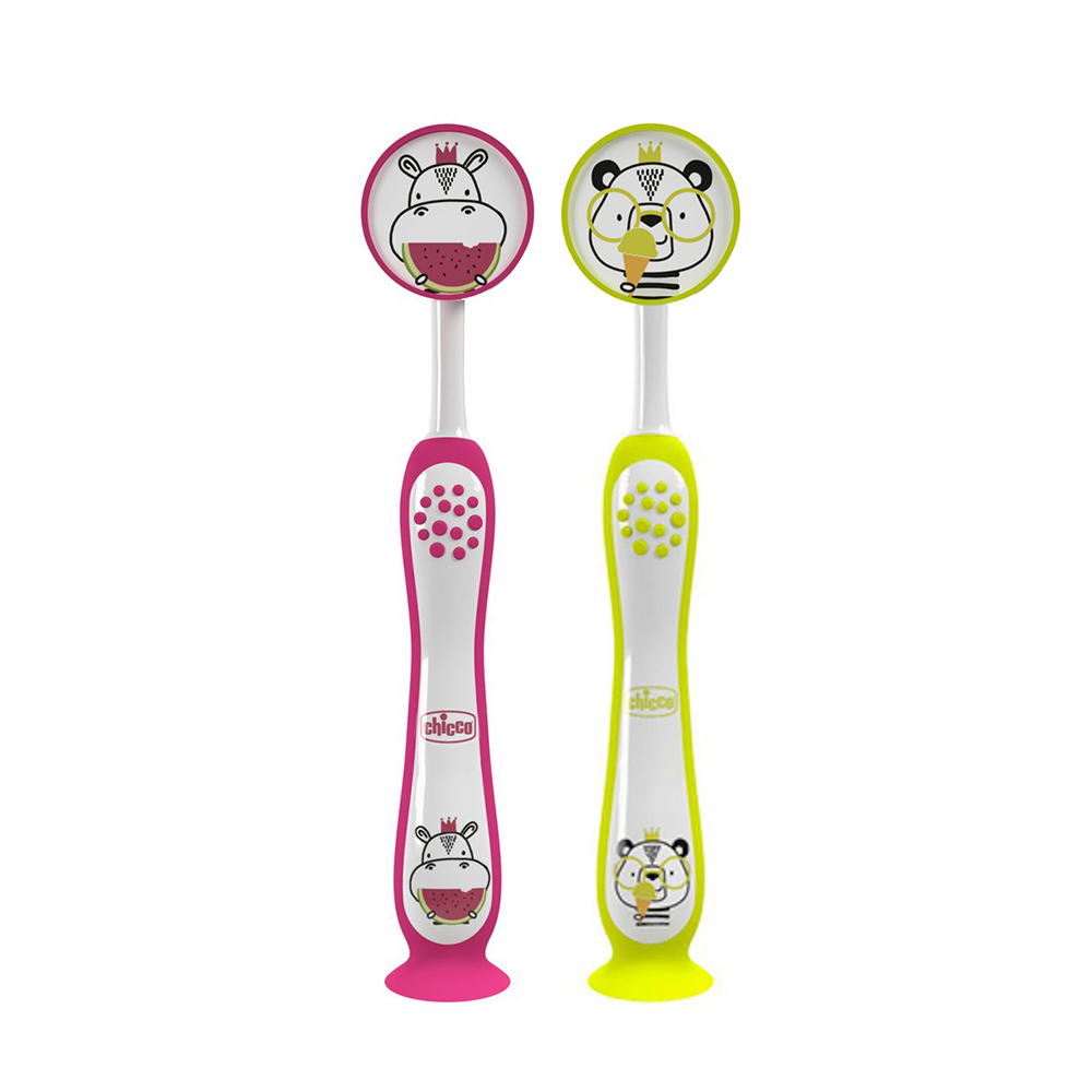 兒童成長牙刷2入