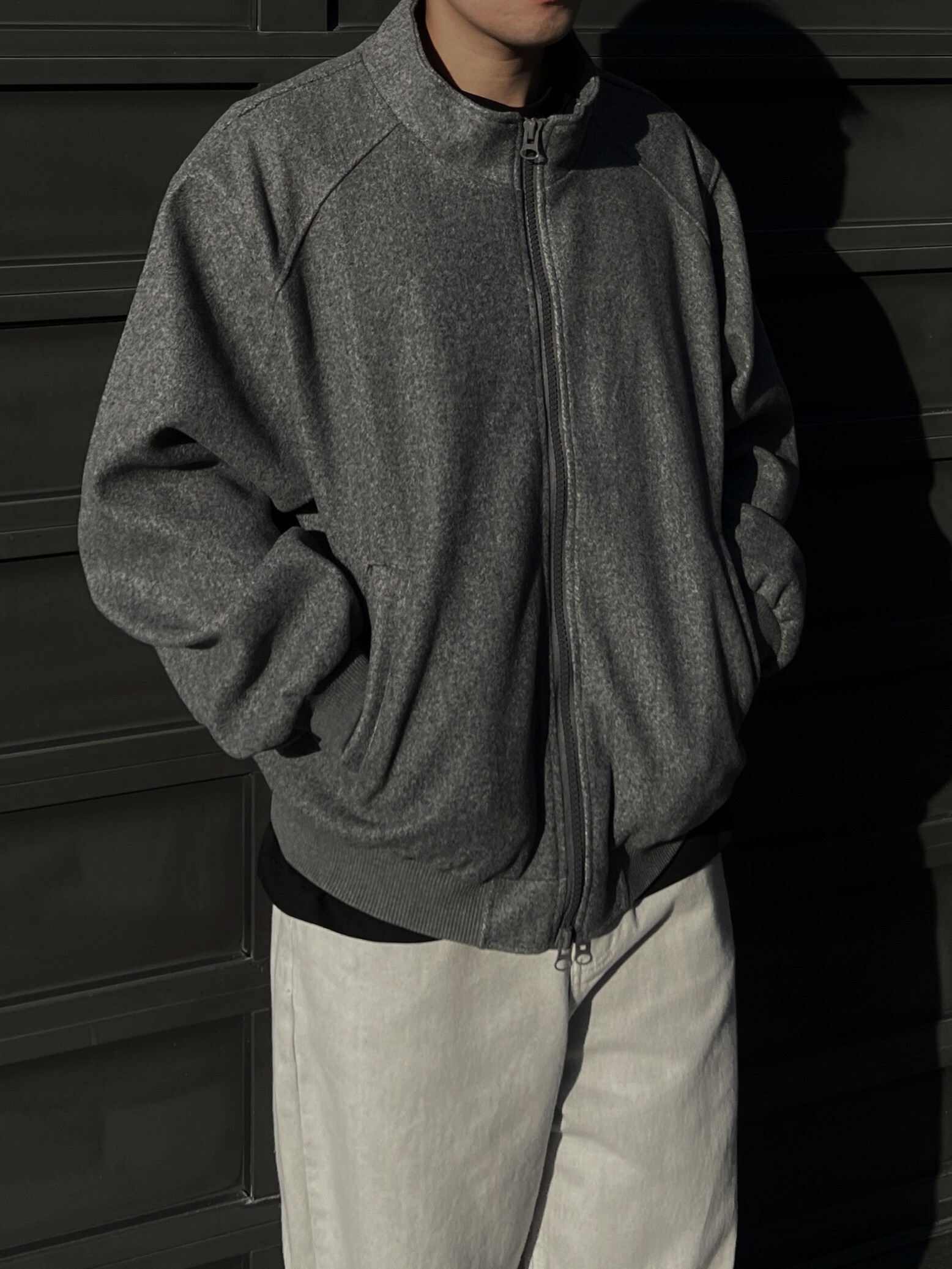 Velvet Texture  Wool Coat