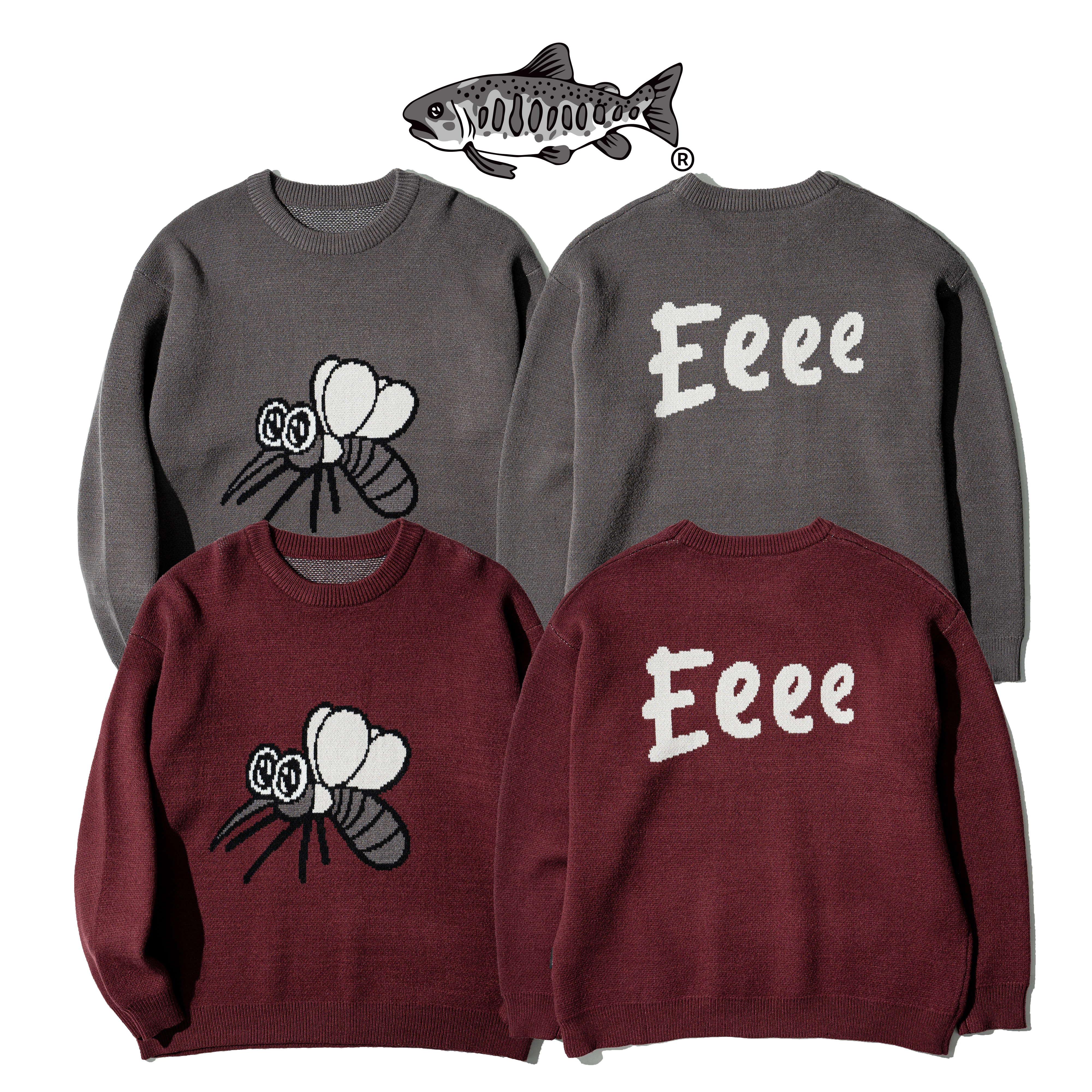 AGILITY CREW Knit Sweater Vol.3 圖像 蚊子 圓領毛衣 [MQ-CREW]