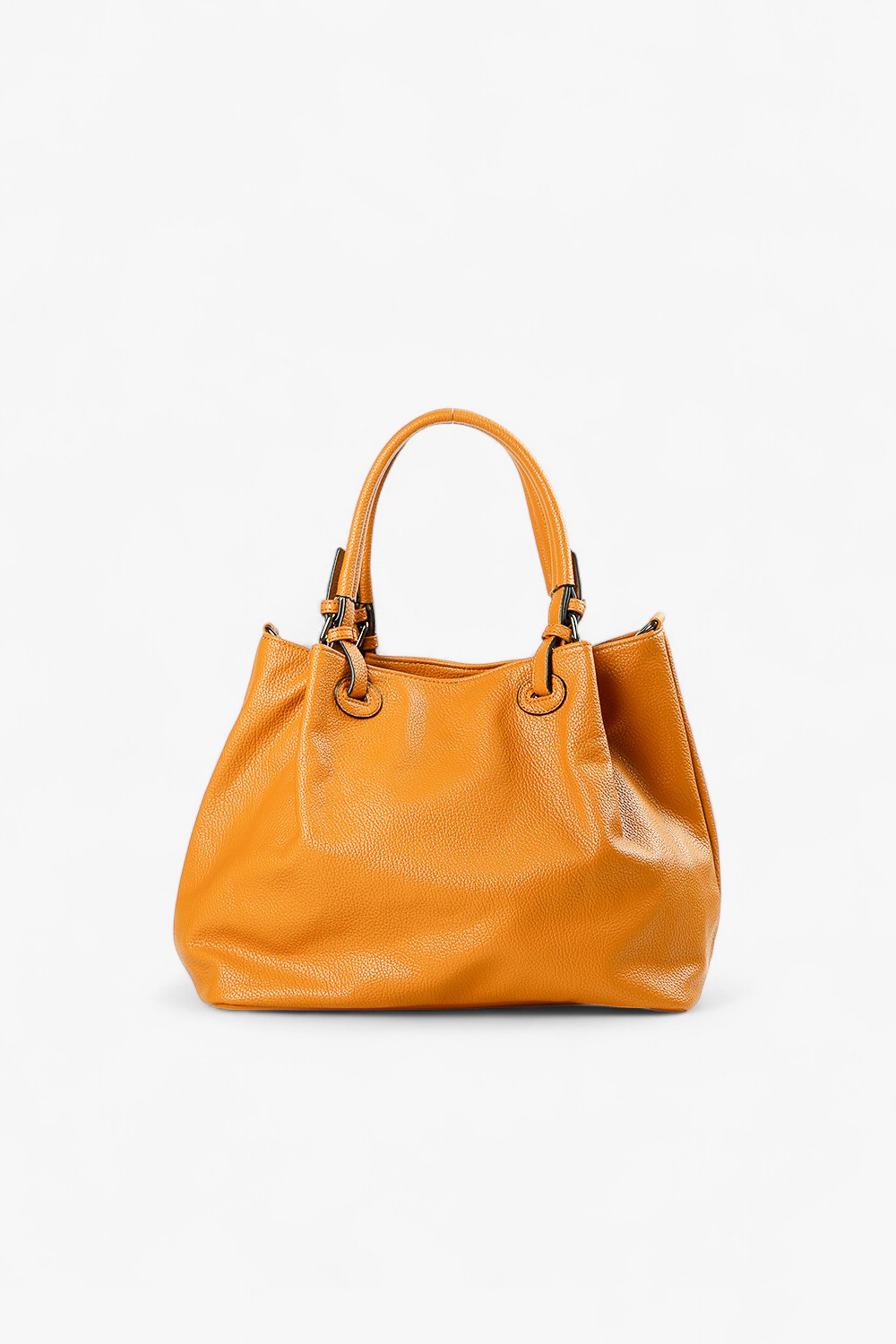 HEX 仿真皮大托特包 黃色