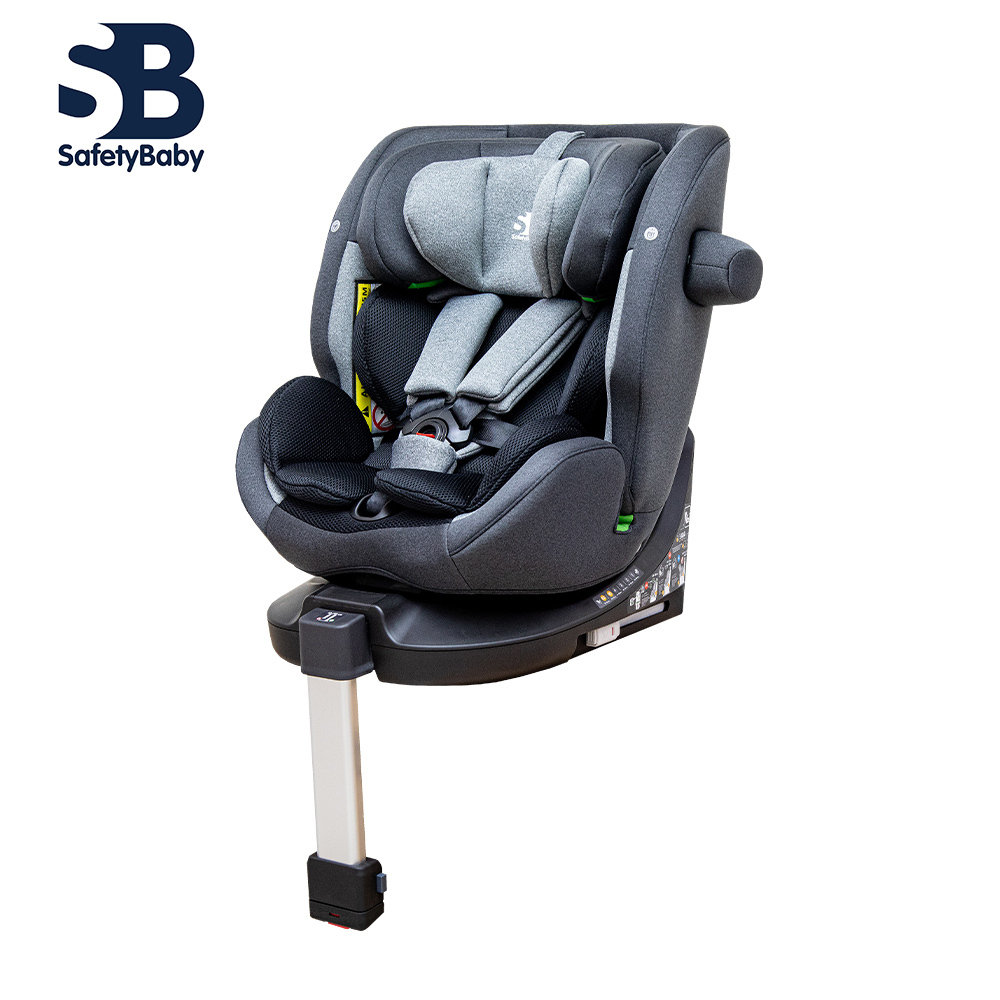 【SafetyBaby 適德寶】德國 One 360° SL i-size 0-12歲安全座椅/汽座 - 兩色 (SB380) 贈頂篷+皮革座椅保護墊