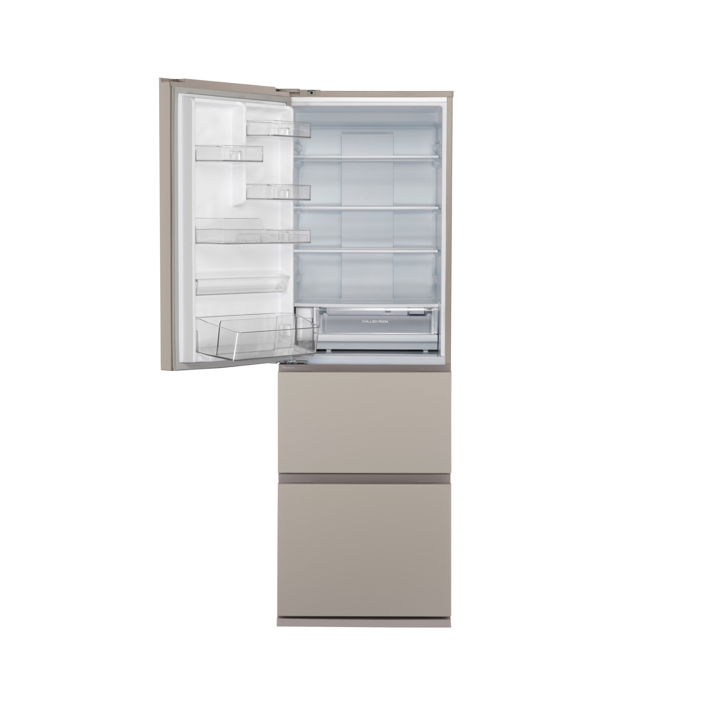 Panasonic 樂聲牌 NR-C371HL-C3 ECONAVI智慧節能三門雪櫃 (大象灰) - 左門鉸型號