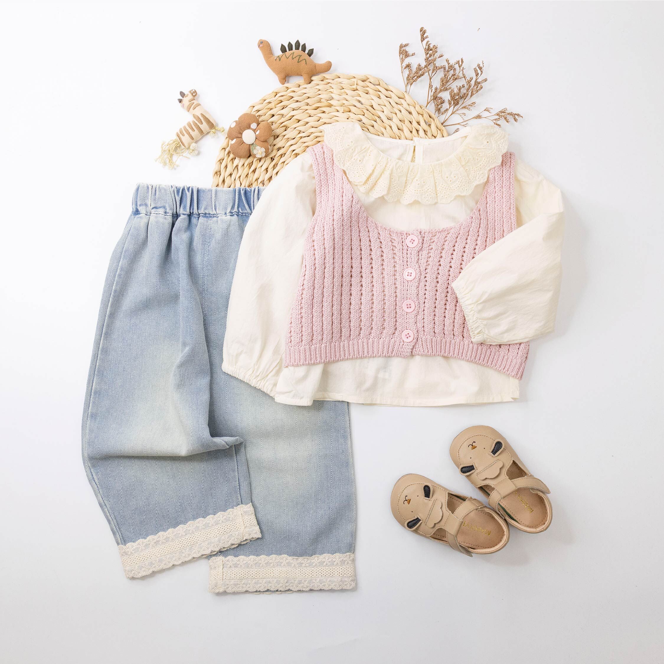 【H55426】質感緹花設計三件式套裝