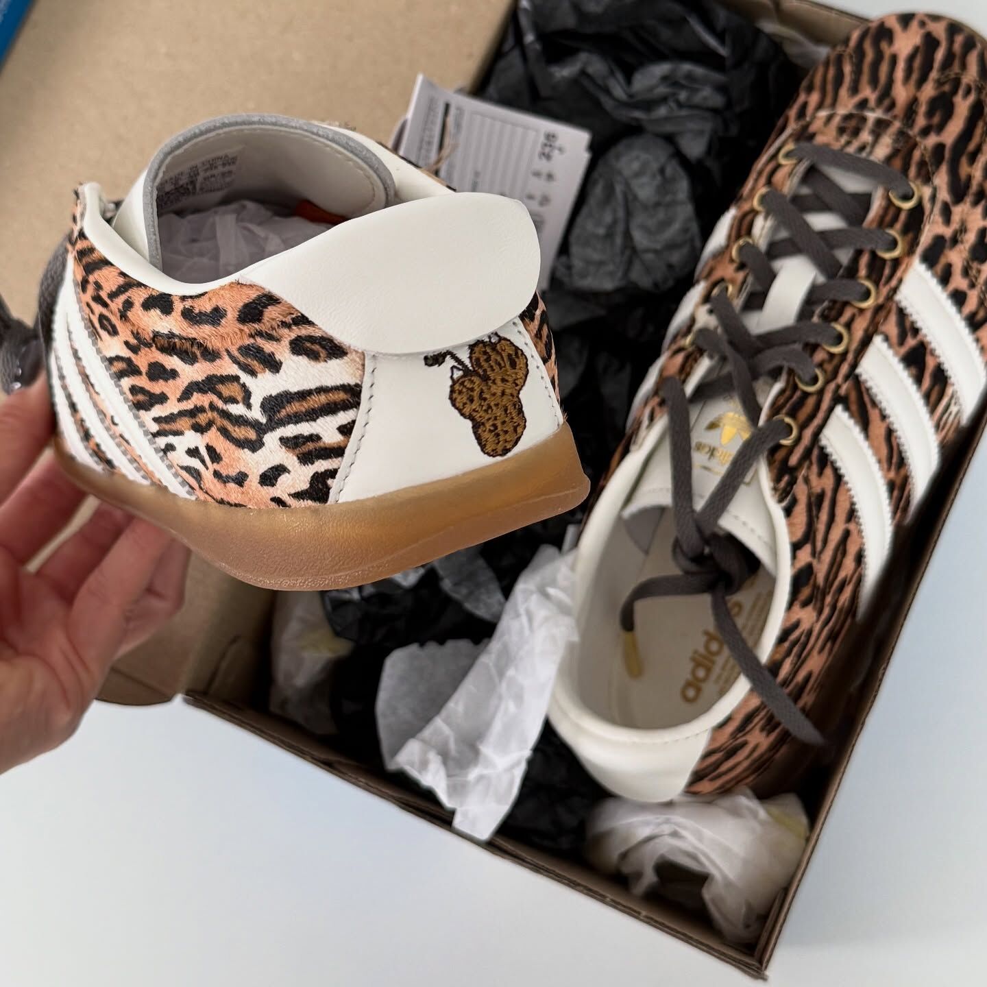 Adidas Originals Gazelle Lo Pro 日本新款 豹紋 動物紋 焦糖 薄底 復古鞋 KJ6574