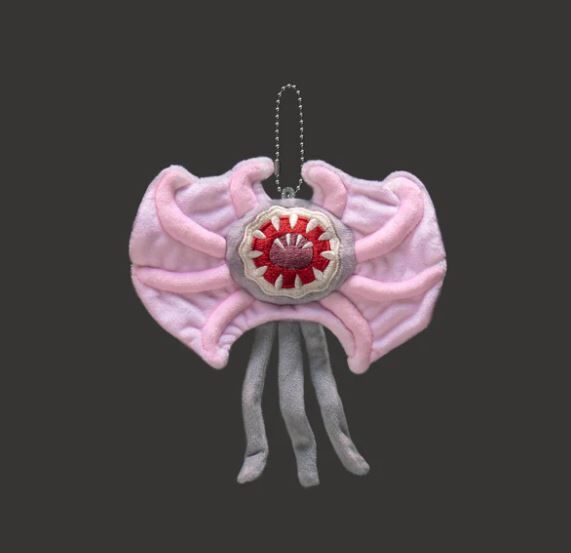 E09. Stranger Things Plush Keychain - Demobat 毛絨鎖匙扣