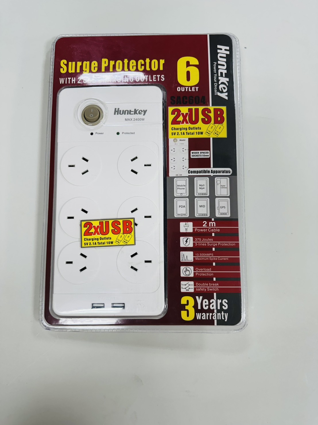 板橋院｜✨ 一次滿足電力與充電需求 ✨ 澳洲插頭使用